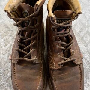 Carolina Brown Ankle Leather Men's Boots 10.5D
